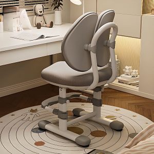 "Adjustable Height Latex Upholstered Solid Color Children's Chair with Upholstered Chair(s), Kids Activity"