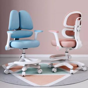 "Ergonomic Kids Chair, Adjustable Height Upholstered Chair(s) With Arms"