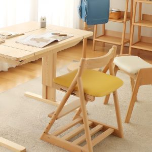 "Beech Waterproof Stain-Resistant Upholstered Chair(s) Ergonomic Kids Chair with Lockable Casters"