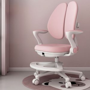 "Adjustable Height Upholstered Chair(s) With Arms, Lockable Wheels and Children's Chair"